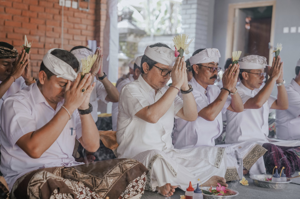 Karya Melaspas, Ngenteg Linggih di Pura Dalem dan Prajapati Desa Adat Kwanji Sempidi